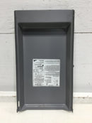Milbank R011C010U Meter Cover/Door Only 100 Amp 120/240V Nema 3R 17 1/4" x 9 1/4"