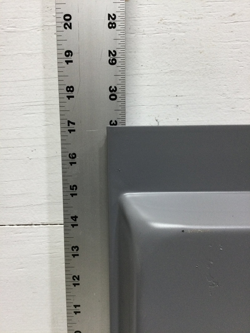 Milbank R011C010U Meter Cover/Door Only 100 Amp 120/240V Nema 3R 17 1/4" x 9 1/4"