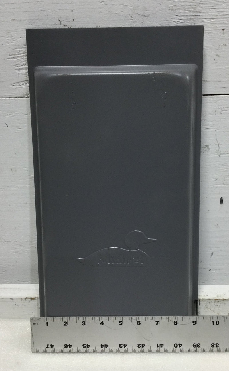 Milbank R011C010U Meter Cover/Door Only 100 Amp 120/240V Nema 3R 17 1/4" x 9 1/4"