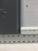 Milbank R011C010U Meter Cover/Door Only 100 Amp 120/240V Nema 3R 17 1/4" x 9 1/4"