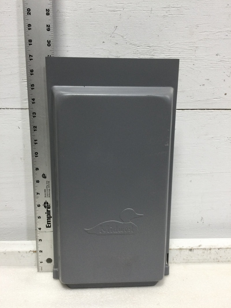 Milbank M055C033UFMG Meter Cover/Door Only 70 Amp 120/240V Nema 3R 17 1/4" x 9 1/4"