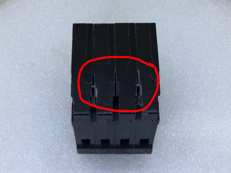 Murray MP23020 20/30 Amp 2 Pole 120/240V Quad Circuit Breaker - Cosmetic Flaw