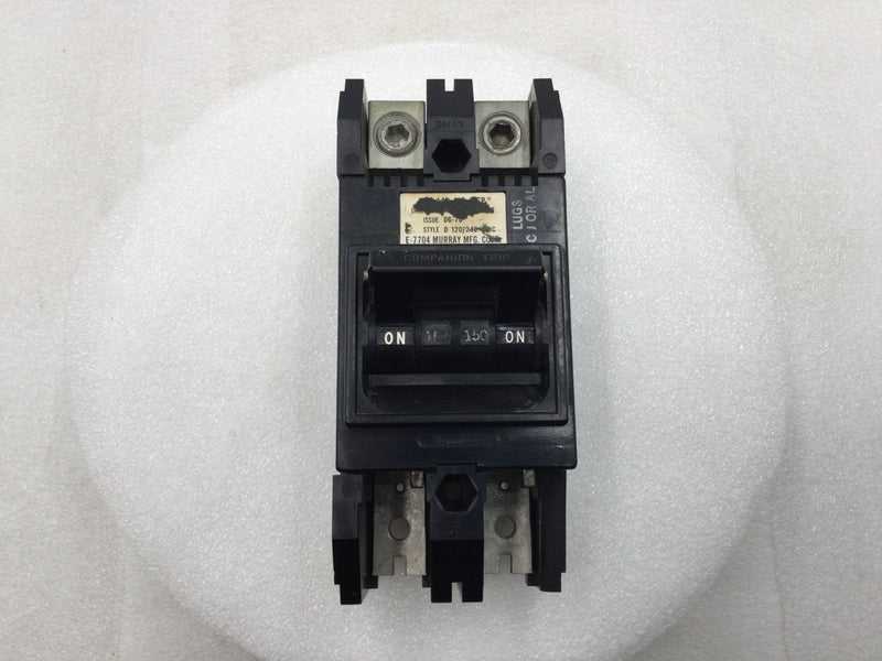 Murray E-7704 150 Amp 2 Pole 120/240V Type EG-83 Style D Breaker - Cosmetic Flaw