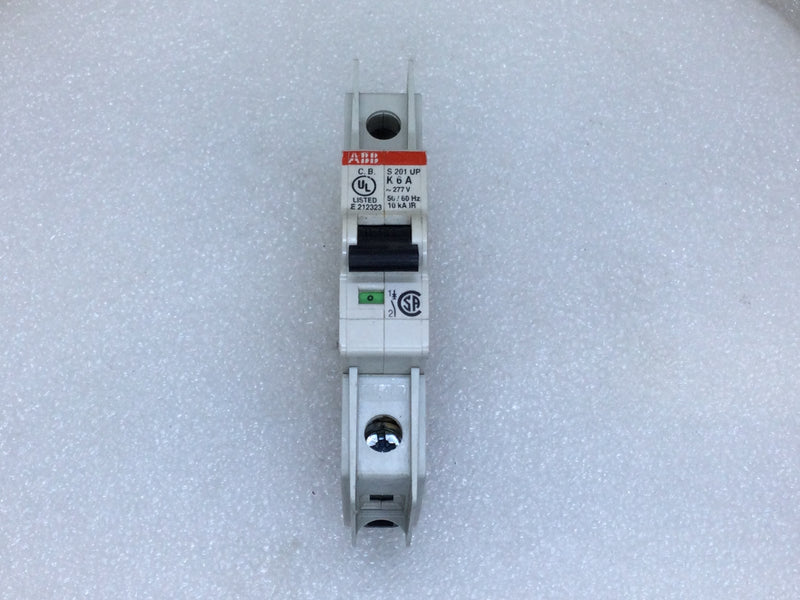 ABB S201UP-K6A 6 Amp 1 Pole 277V Circuit Breaker