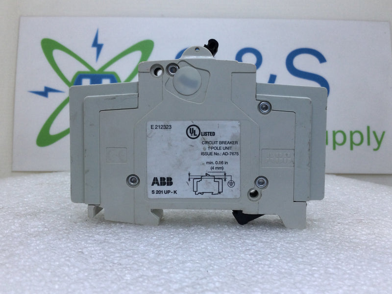 ABB S201UP-K6A 6 Amp 1 Pole 277V Circuit Breaker