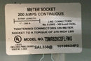 GE TSMR820CSFLFMG 200 Amp 8 Space 120/240V Meter Socket/Load Center
