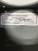 GE TSMR415CSCUGPP 150 Amp 4-Space 8-Circuit Combination Main Breaker Ready/Ringless Meter Socket Outdoor Load Center with Copper Buss