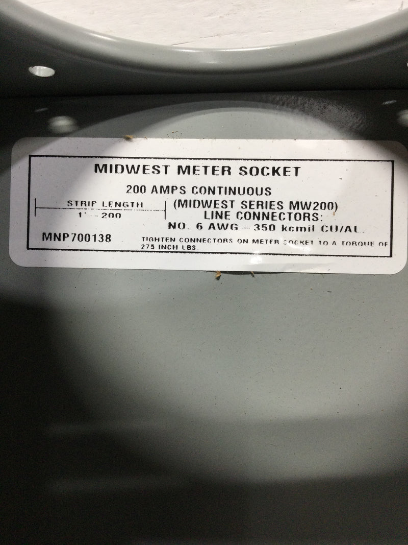 GE TSMR415CSCUGPP 150 Amp 4-Space 8-Circuit Combination Main Breaker Ready/Ringless Meter Socket Outdoor Load Center with Copper Buss
