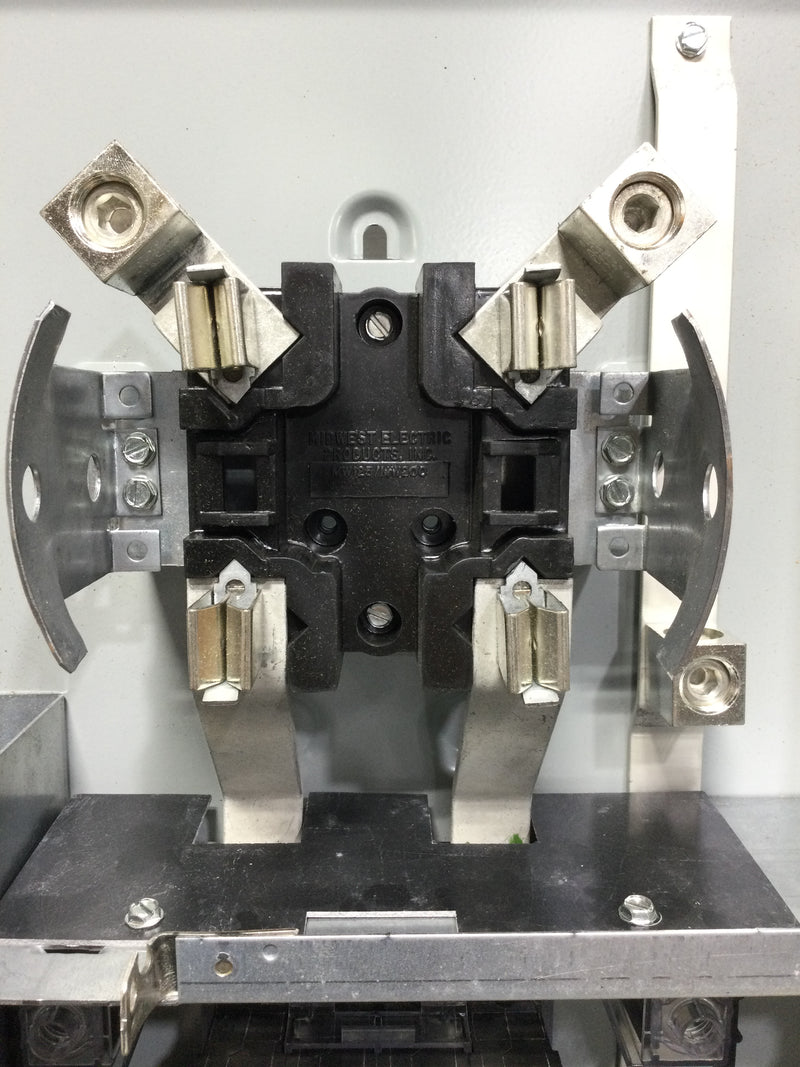 GE TSMR415CSCUGPP 150 Amp 4-Space 8-Circuit Combination Main Breaker Ready/Ringless Meter Socket Outdoor Load Center with Copper Buss