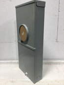 GE TSMR415CSCUGPP 150 Amp 4-Space 8-Circuit Combination Main Breaker Ready/Ringless Meter Socket Outdoor Load Center with Copper Buss