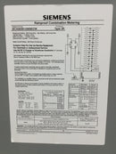 Siemens MC4040B1200SECW 200 Amp 40-Space 40-Circuit Outdoor Combination Meter Combo Load Center
