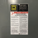 Square D H325N 400 Amp 3 Phase 4 Wire 240V Fusible Safety Switch