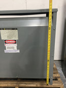 Square D 75T3H 75KVA 480 HV 208Y/120V 3 Phase 34349-17212-064 Insulated Transformer