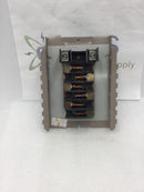 Eaton/Cutler-Hammer CH12L125R 125 Amp 6 Space/12 Circuit 120/240 VAC Copper Buss Load Center Guts Only 6" X 8"