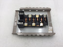 Eaton/Cutler-Hammer CH12L125R 125 Amp 6 Space/12 Circuit 120/240 VAC Copper Buss Load Center Guts Only 6" X 8"
