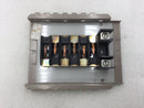 Eaton/Cutler-Hammer CH12L125R 125 Amp 6 Space/12 Circuit 120/240 VAC Copper Buss Load Center Guts Only 6" X 8"