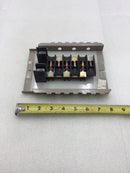 Eaton/Cutler-Hammer CH12L125R 125 Amp 6 Space/12 Circuit 120/240 VAC Copper Buss Load Center Guts Only 6" X 8"