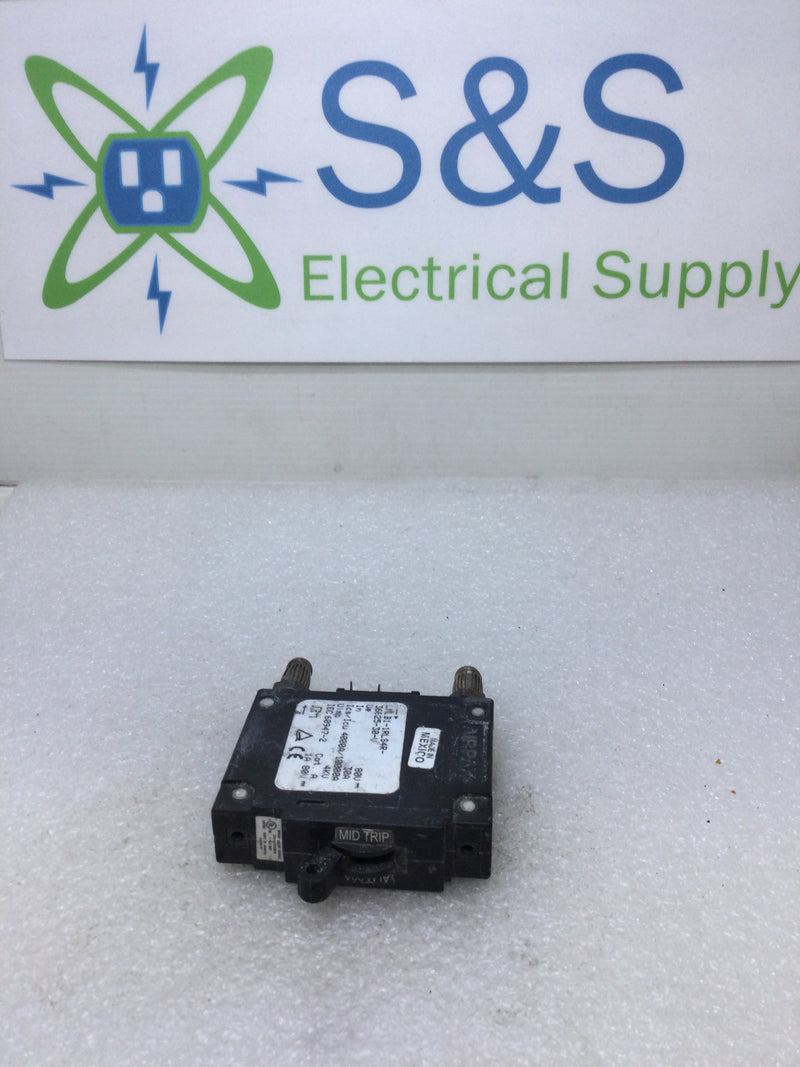 Airpax LMLB1-1RLS4R-36825-30-V 80 VDC 30 Amp Bullet Style Breaker