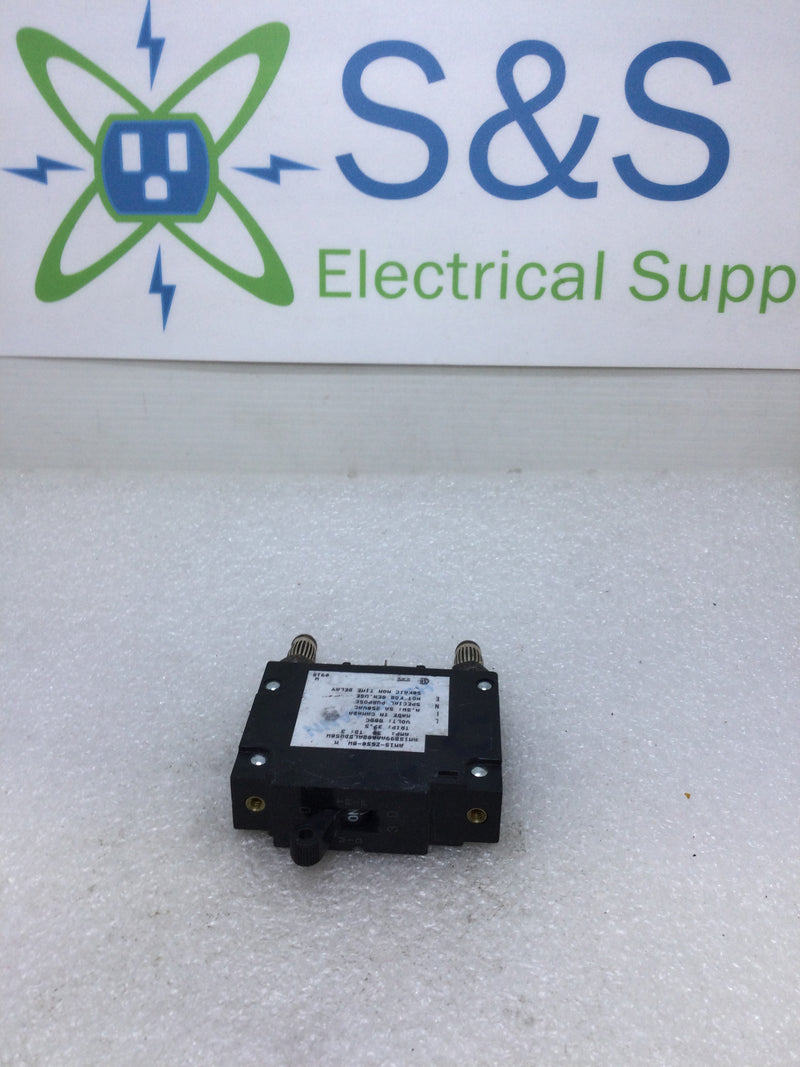 Heinemann AM1S-Z550-8W 80 VDC 30 Amp Single Pole Bullet Style Breaker