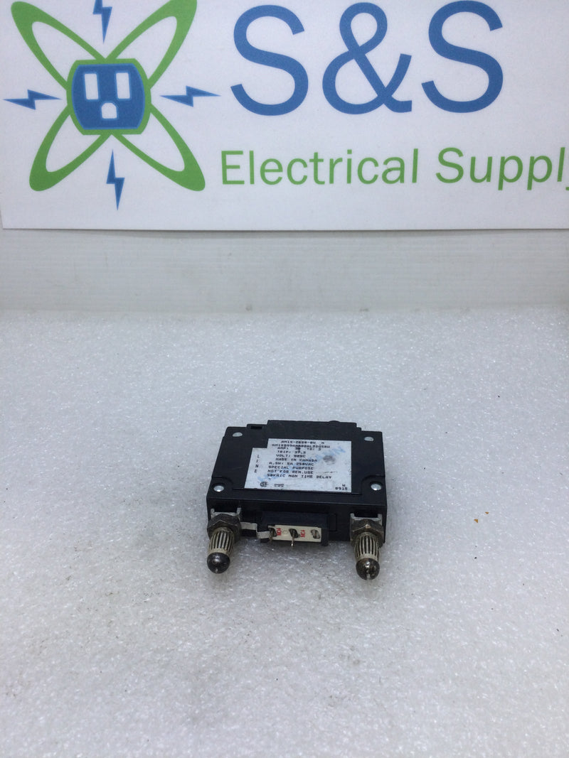 Heinemann AM1S-Z550-8W 80 VDC 30 Amp Single Pole Bullet Style Breaker