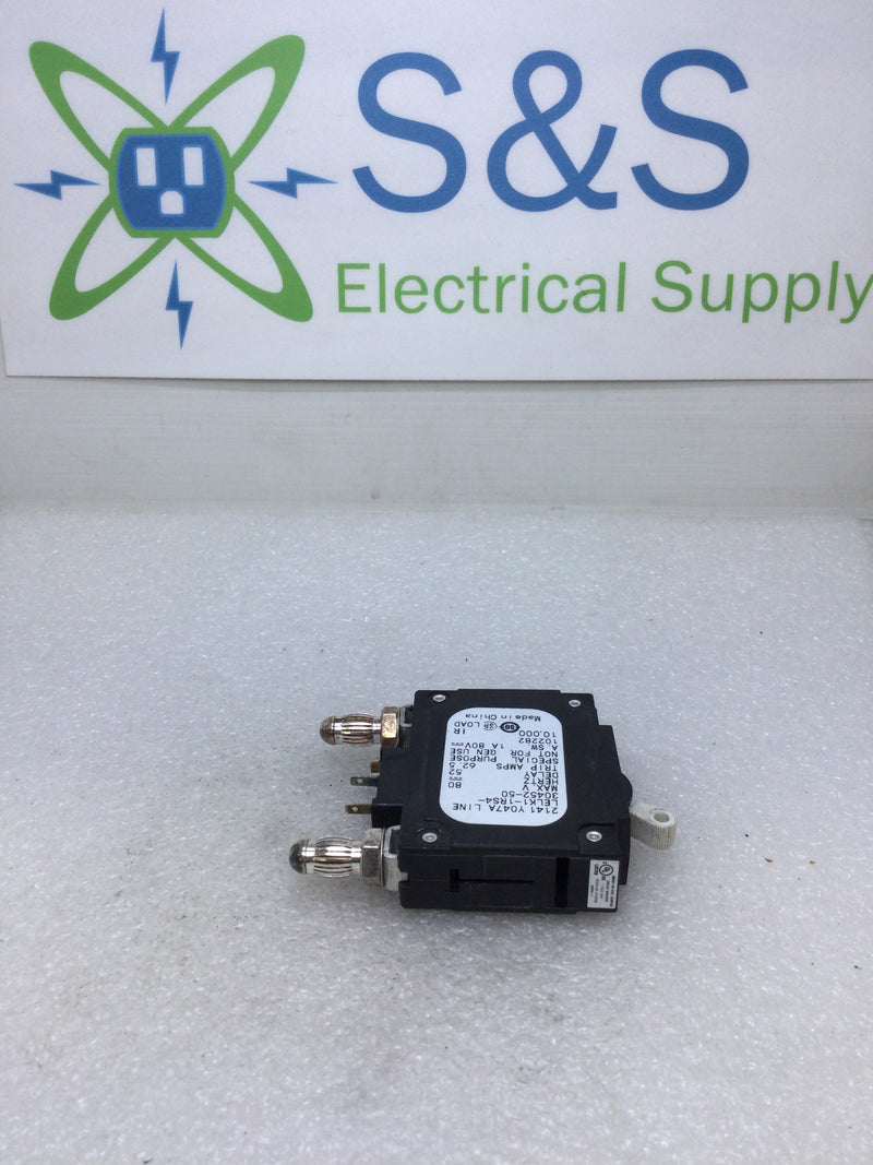 Airpax LELK1-1RS4-30452-50 80 Volt 50 Amp Bullet Style Breaker