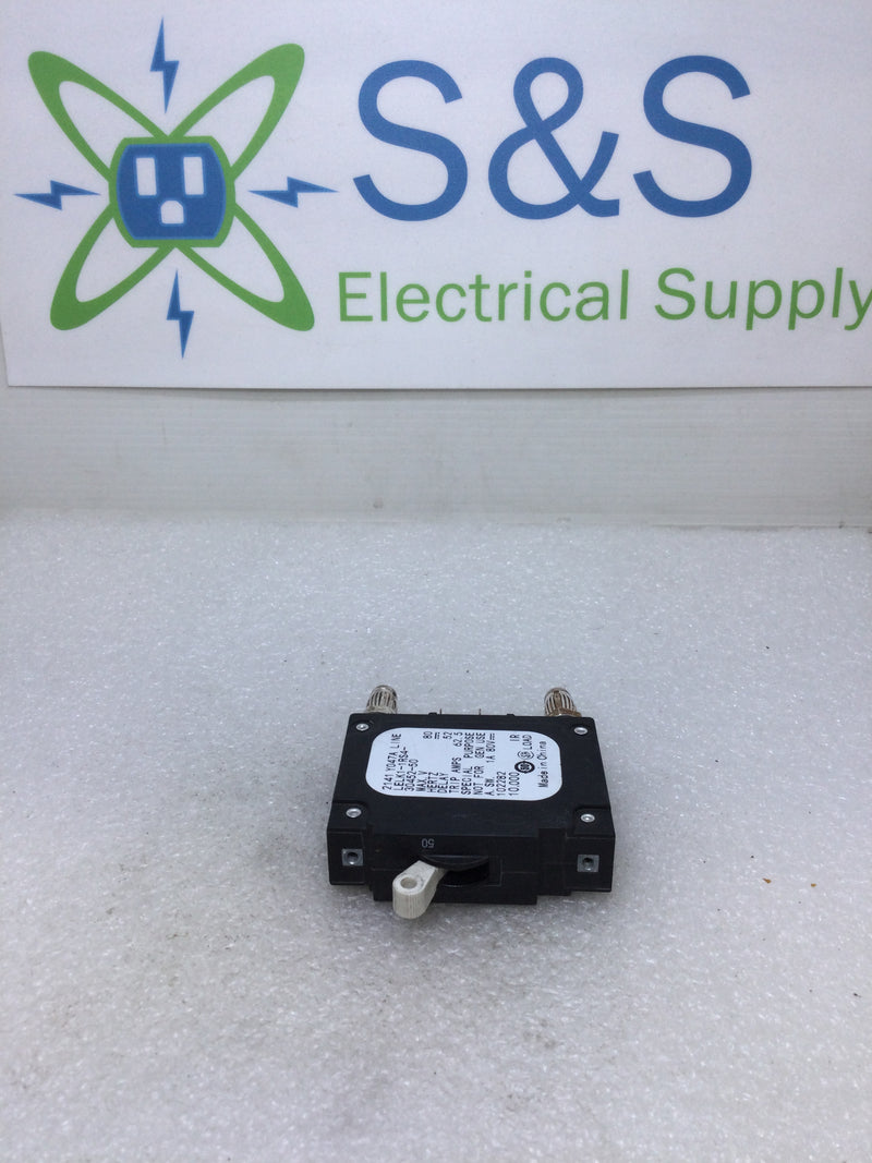 Airpax LELK1-1RS4-30452-50 80 Volt 50 Amp Bullet Style Breaker