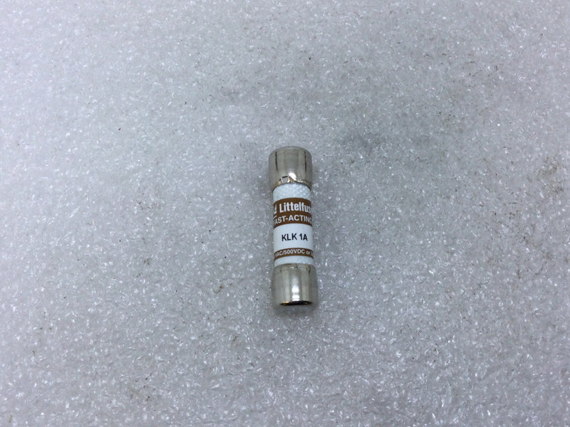 Littelfuse KLK-1A 1 Amp 600V Fast Acting Midget Fuse - Box of 10