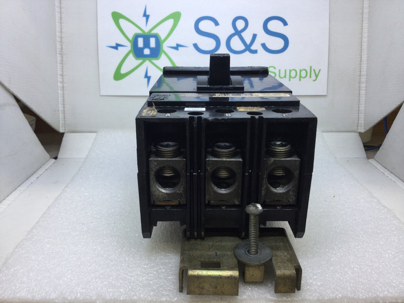 Square D KA36125 3 Pole 125A 600VAC Type KA Circuit Breaker