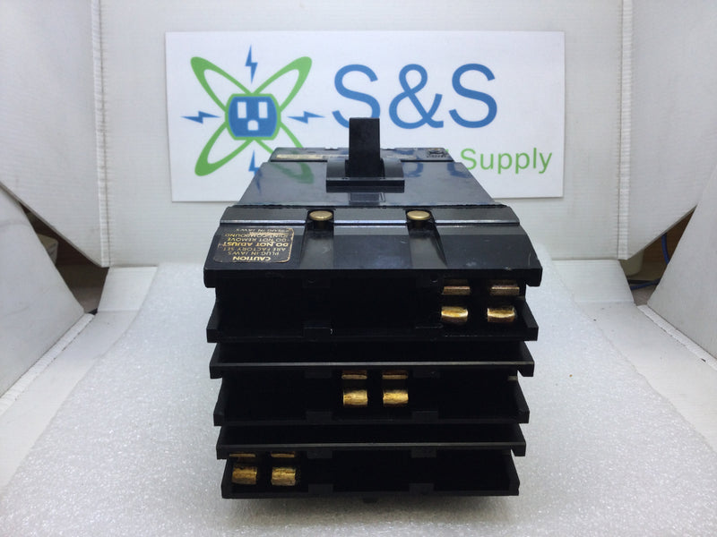 Square D KA36125 3 Pole 125A 600VAC Type KA Circuit Breaker