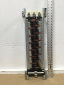 GE NLAB Style 5 100 Amp 42 Space 3 Phase Load Center Guts Only 10" X 28" - Flaw