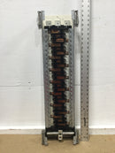 GE NLAB Style 5 100 Amp 42 Space 3 Phase 120/208V Load Center Guts Only 10"X31"