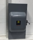 Square D 82254 200 Amp 2 Pole 240V Double Throw Non-Fused Safety Switch