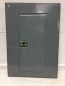Square D QOC24U 125A 24 Space 120/240V Door w/Main 22 1/8" x 15 1/2" - Flaw