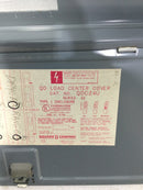 Square D QOC24U 125A 24 Space 120/240V Door w/Main 22 1/8" x 15 1/2" - Flaw