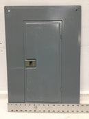 Square D QOC24U 125A 24 Space 120/240V Door w/Main 22 1/8" x 15 1/2" - Flaw