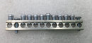 Square D 12 Position 4-14 AWG CMC NA75B Grounding Bar 3 3/4" x 1/2"