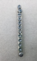 Square D 12 Position 4-14 AWG CMC NA75B Grounding Bar 3 3/4" x 1/2"