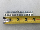 Square D 12 Position 4-14 AWG CMC NA75B Grounding Bar 3 3/4" x 1/2"