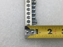 Square D 12 Position 4-14 AWG CMC NA75B Grounding Bar 3 3/4" x 1/2"