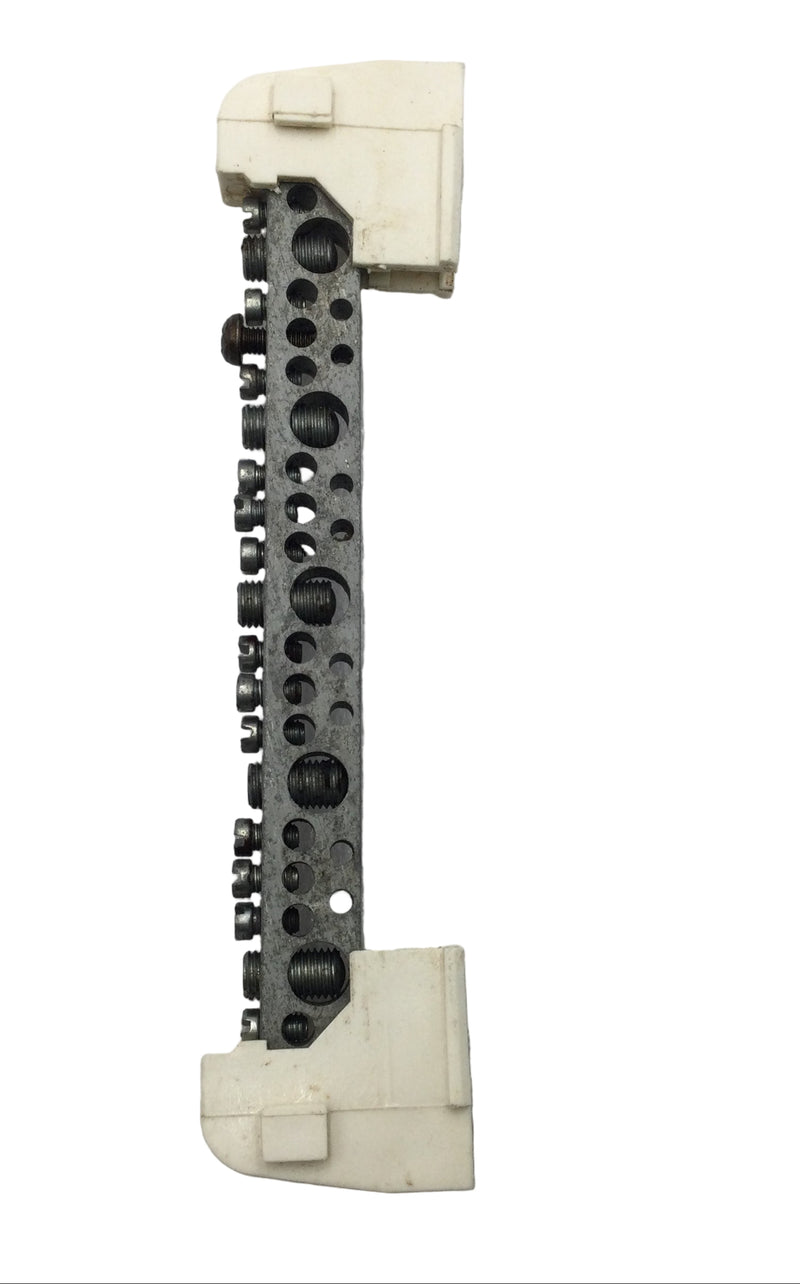 ITE 19 Position 4-14 AWG Neutral/Isolated Grounding Bar w/Feet 7 1/4" x 1 5/8"