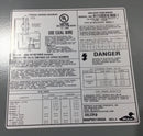 Midwest R111CB2010 8 Space Nema 3R Meter/Load Center Cover/Door Only 14.5"X26.5"