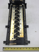 Square D HOMN30L200 200 Amp 15 Space/30 Circuit 120/240 VAC Load Center Guts Only 9" X 24"