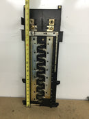 Square D HOMN30L200 200 Amp 15 Space/30 Circuit 120/240 VAC Load Center Guts Only 9" X 24"