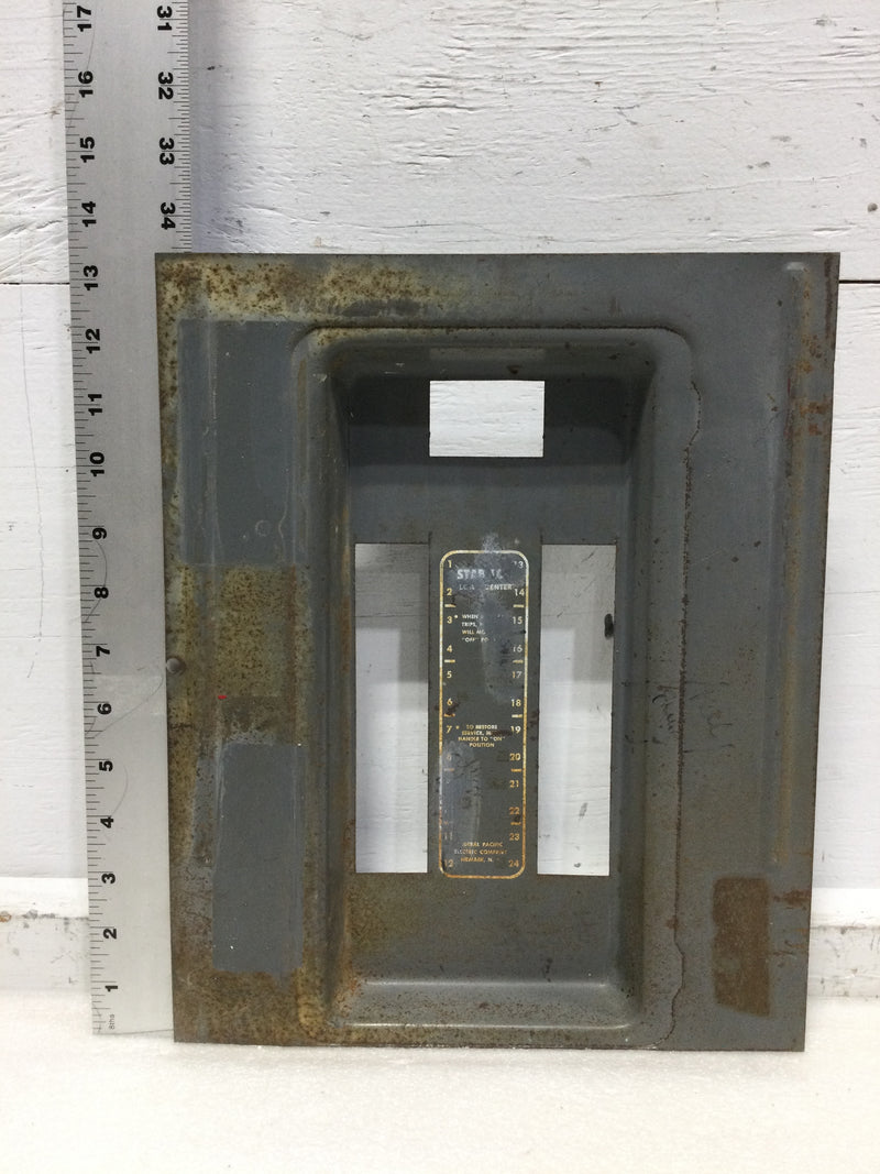 FPE Federal Pacific Stab-Lok Dead Front Only w/Main 12/24 Space 13 1/2" x 11"