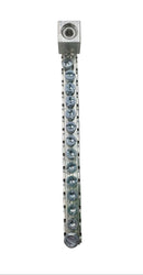 17 Position 4-14 AWG CMC CA-75/78 Grounding Bar 6 3/8" x 1 1/4"