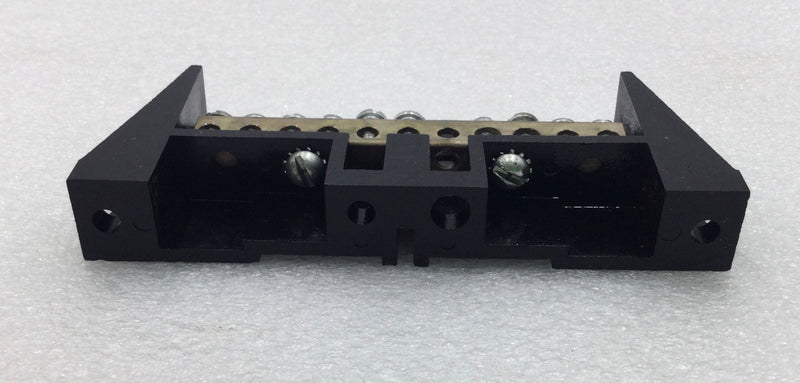 ITE 11 Position 6-14 AWG Neutral/Isolated Grounding Bar 5 1/4" x 2 1/8"