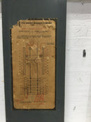 ITE EQ-20-30CBA 150A 16 Space 120/240V Dead Front Only w/Main 19 3/4" x 10 3/4"