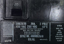 Westinghouse EHB2020 20 Amp 2 Pole 480V Circuit Breaker - Cosmetic Flaw