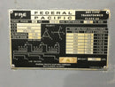 FPE Federal Pacific Dry Type Transformer 3 Phase 60Hz 112 1/2 KVA S/N 26797-036