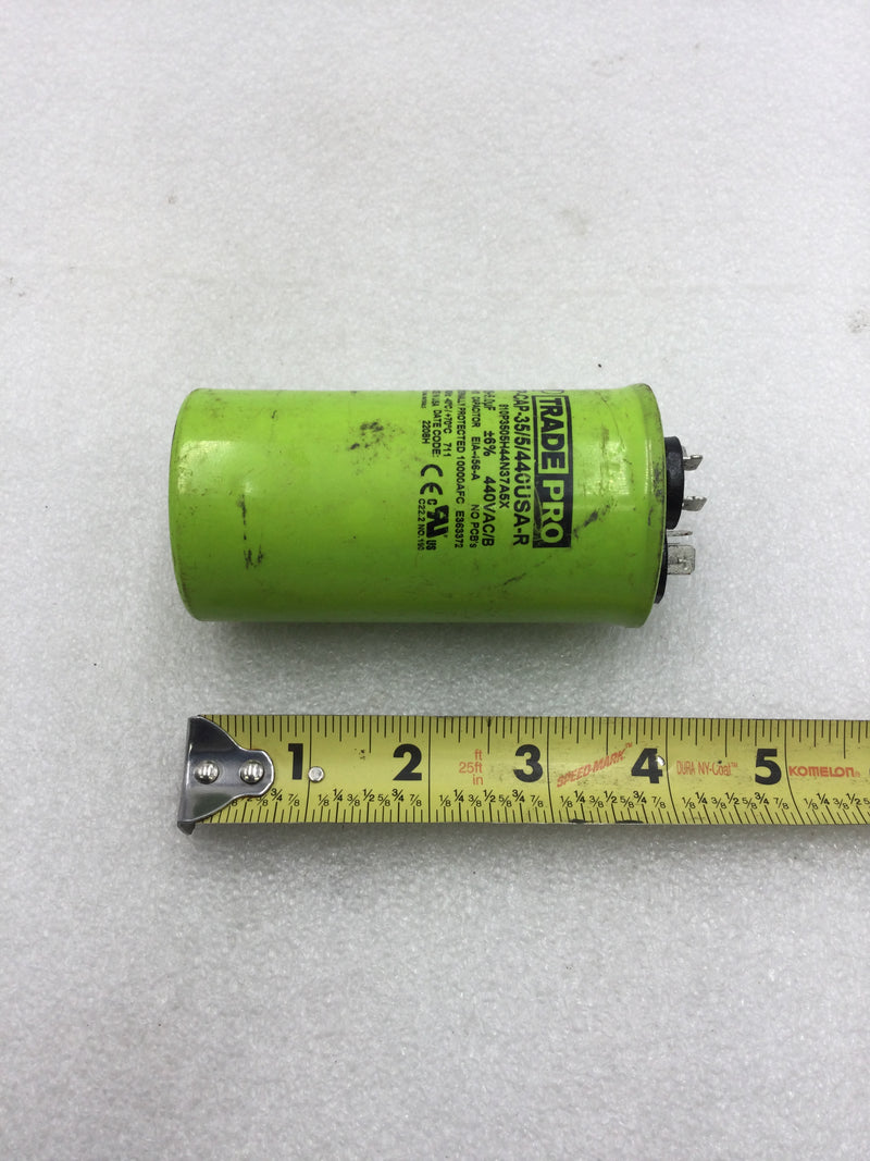 Trade Pro TP-CAP-35/5/440USA-R 35+5.0MFD +/- 6% 440VAC Capacitor